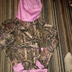 Pink Camouflage Hoodie